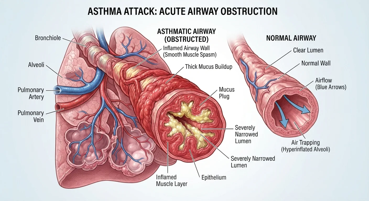What Happens Inside Your Lungs During an Asthma Attack
